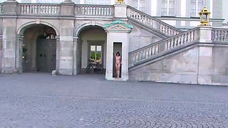 Busty amateur teen outdoor hardcore facial action