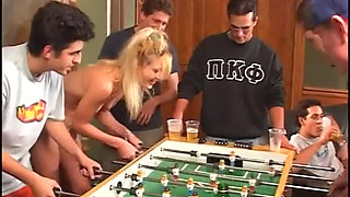 Innocent gameplay turns to randy threesome