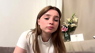 teen brunette 95 masturbating on live webcam