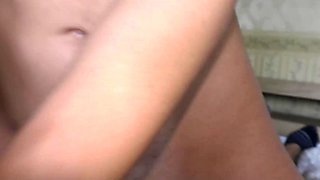 skinny Uzbek girl goes haram with big cock