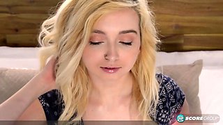 Lexi looks innocent, but she's a dirty teenager with pierced nipples and she's obsessed with cock.