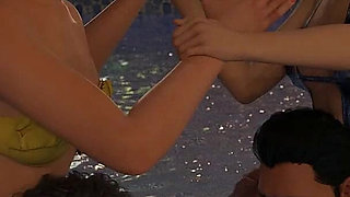 Paradise City: Married Blondes Sucking BBC at the Party - Episode 12