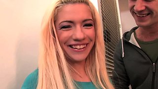 Sexy Blonde teen loves her Asshole stretched!