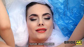 Nikki Nuttz and Liz Ocean Unwrap Wedding Bliss as Sexy Brides in Hardcore Fuck Fest