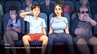 Manga porn, caught masturbating, finger-tickling