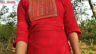 Village Sister Sex Outdoor Jungle with Her Brother Hot Tight Little Pussy Fuck Desi Hindi Girl