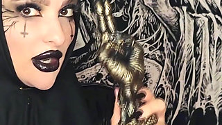 Muslim Witch Makes You to Renounce Your Faith and Worship Satan so You Can Fuck Her in the Ass.
