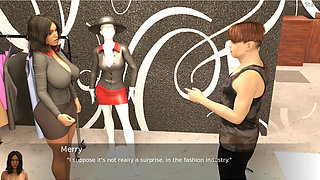 Project Hotwife - Gameplay - Roleplay - Shop Clerk Shows Cloths to Hotwife