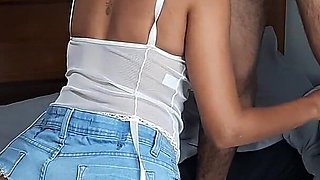 Funk Singer Jerking the Cock in the Ass Until She Gets Milk in the Anus