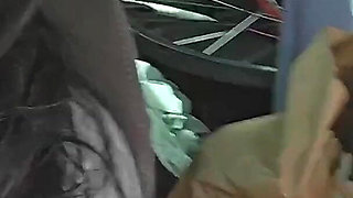Nipples Playing During Drives Car