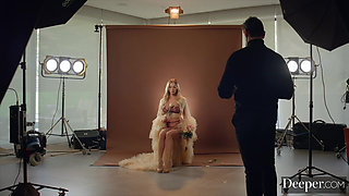 Deeper. Sexy Model Azul Shows Her Client Her Naughty Side