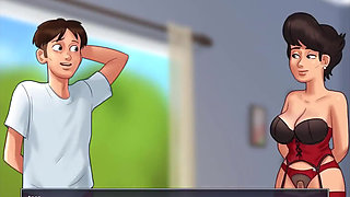 Summertime Saga Miss Dewitt & Helan & Eve Animation Collection part 11 Nude Sex Game Play