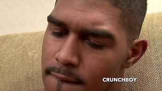 Suck my big dick my friend and i will fuck you bareback with end creampie by surprise