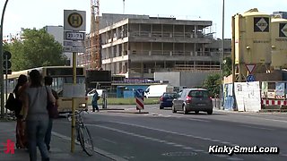 Berlin Public Bus Hump and Orgasms