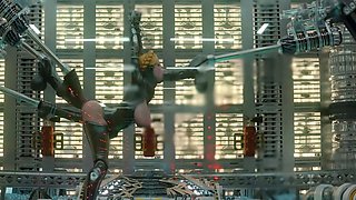 Big Ass Balerina Dominated and Destroyed by BDSM Fuckmachine