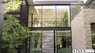 Vixen featuring Angel Youngs's kissing scene