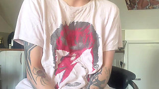 Skinny Goth Huge Belly Rapid Pregnancy at the Doctors Office