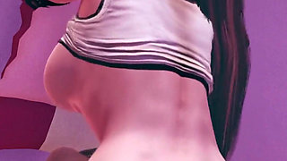 Tifa Lockhart Being Doggy From Behind by Cloud Final Fantasy