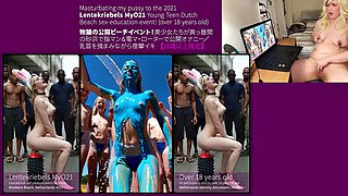 Public Hentai Teens Masturbate at Beach Fest
