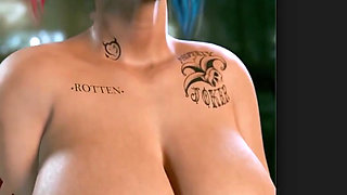 Big Breast Harley Quinn Being Beautiful as Ever