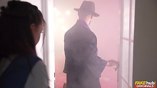 Father's Righteous Ritual - Busty Blondie Fesser in Original Parody Threesome