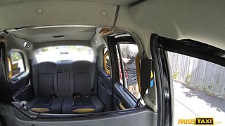 Faux taxi - glorious british blondie cougar enjoys my Big Dick