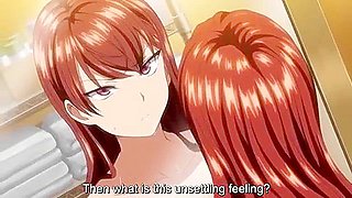 He hypnotizes them, lines up the three of them, and penetrates their anuses, cumming inside them.