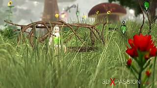 Hot xxx! crazy beautiful pixie and gnome in the village