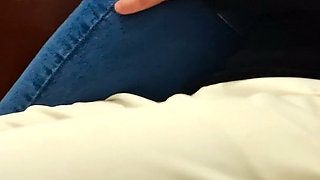 Making Out and Masturbation in Panties at the Office.