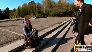 Real public pickup with pierced slut getting ravaged