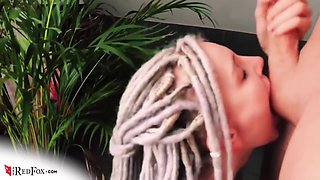 Tattooed Teen In Deepthroat Big Cock After Watering The Flowers 10 Min
