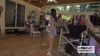 BTS Brunette Olivia Young Loves To Get Fucked By Bryan Gozzling!