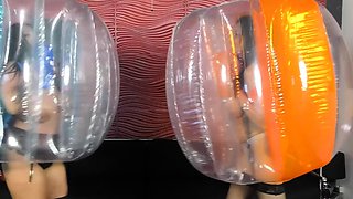 Bubble boobs fun with DaCada and Ashley Cumstar