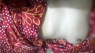 Sister-in-law is fingering her pussy by applying mehndi and making her pussy ready for sex by licking romantic big breasts with my hands