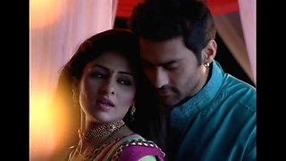 Ankita Sharma and Agam &ndash; Hot sexy desi romantic saree scene