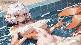 Busty Redhead Ghost Teen Gets Her Tight Little Pussy Fucked Hard and Creampied by Big Cock - Hotel Tales (steam Game)