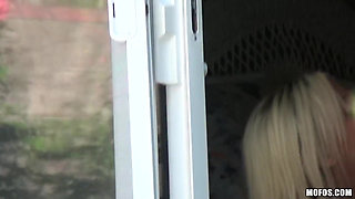 Pervs on Patrol - Big Tit Kaylee Hilton Gets Caught S'pying & Joins Jay for a Raw Outdoor Pussy Pounding 3some