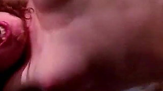 Ginger skinny teen Aurora anal fucked by step dad on pool table
