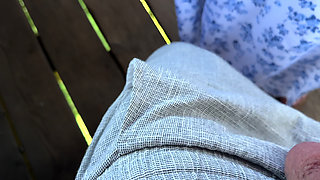 Big Ass MILF Public Fuck and Blowjob on Viewpoint Tower - Risky POV