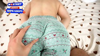 Step brother plays with step sister and gives her a perfect massage!