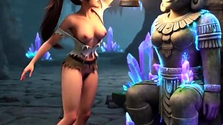 Lara Croft uncovers a mystical Amazon secret - AI Animation