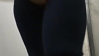 Bouncing Desperate for a Wee Pissing My Pants and in the Toilet