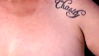 Titty Bouncing Flexing One Tit Back N Forth and Both