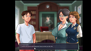 Summertime Saga - ive given her bad monster dildo