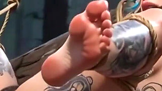 Horny Hairy Feminist in Bondage - Desperate for Cock to Cum