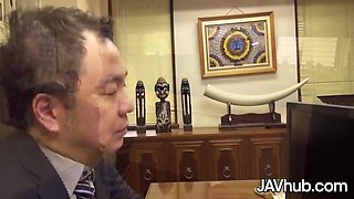 Steamy Encounter With Her Boyfriends Boss With Anna Aj