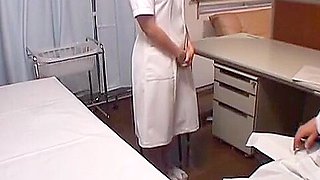 Japanese Voyeur Footage of Clumsy Nurses Making up for Their Mistakes to a Dominant Doctor 2 [upload king]