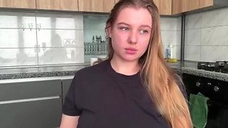 Secretary jucielussie is flirting right there at her desk in the office