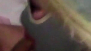 Blonde MILF with Pigtails Takes Cock and Cums in Her Mouth