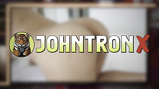 JohnTronX - Big fat creampie in that hot hairy twat of an amateur Asian babe